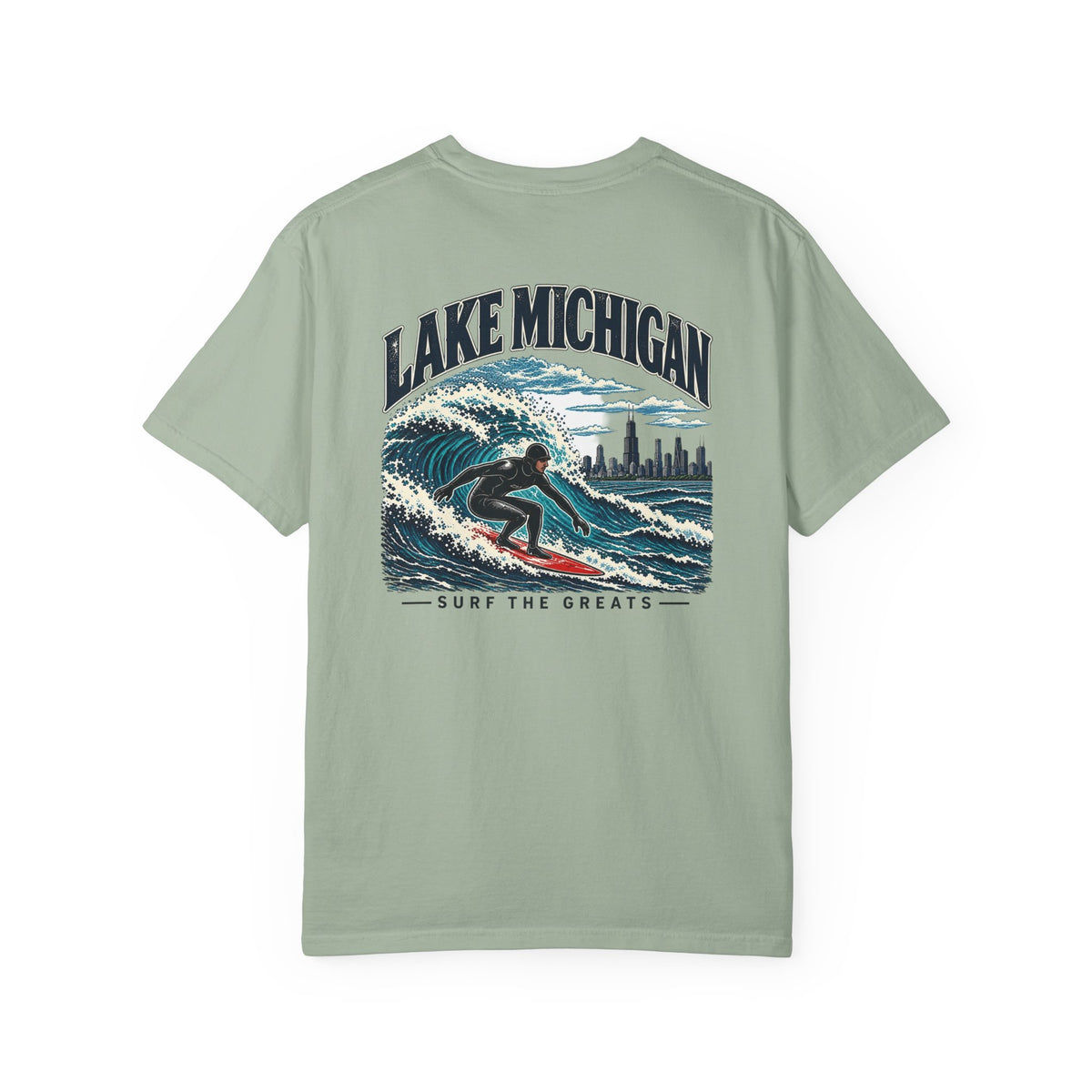 Lake Michigan Chicago Skyline T-shirt