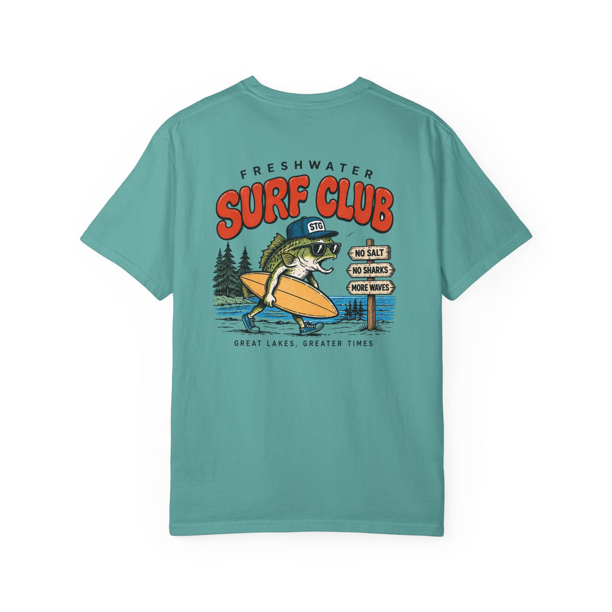 Freshwater Surf Club Fish Surfer T-shirt