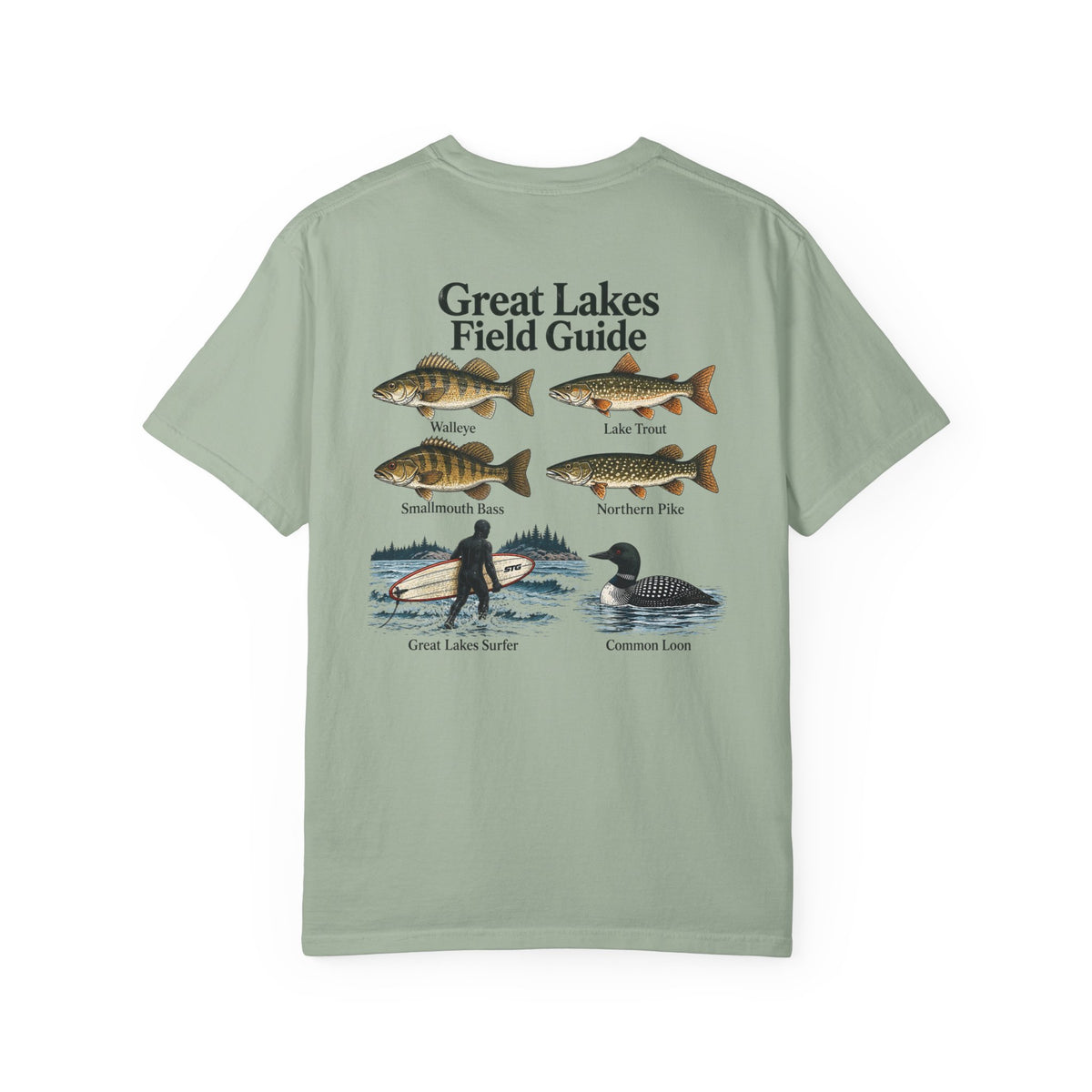 Great Lakes Field Guide T-shirt