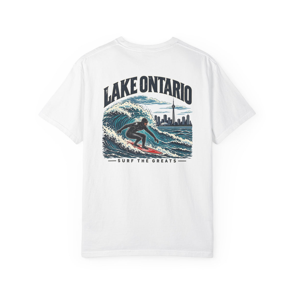 Lake Ontario Skyline Surfer T-shirt