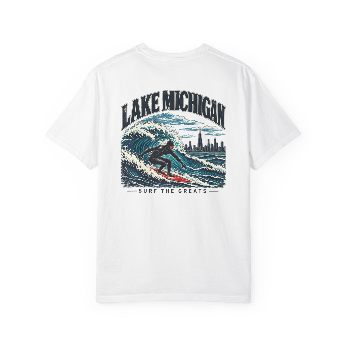 Lake Michigan Chicago Skyline T-shirt