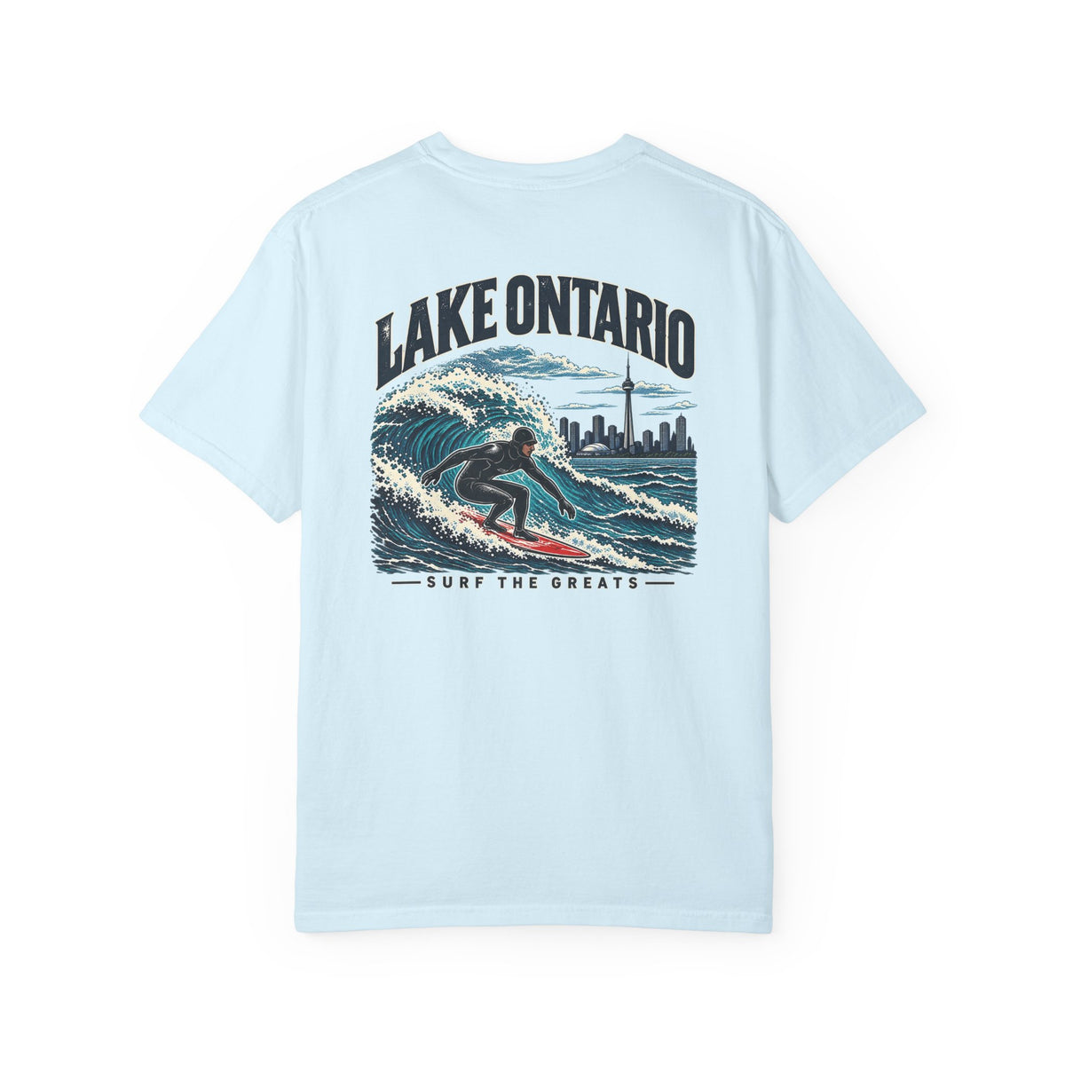 Lake Ontario Skyline Surfer T-shirt