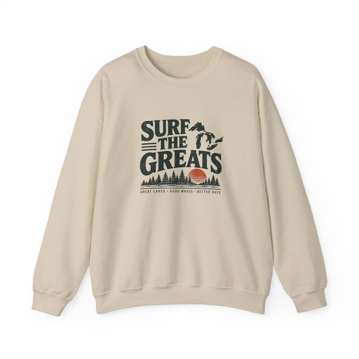 Surf the Greats Better Days Crewneck
