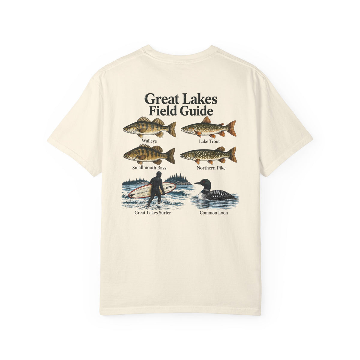 Great Lakes Field Guide T-shirt