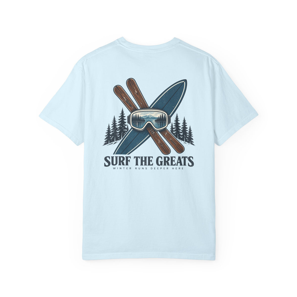 1 Board 2 Skis T-shirt