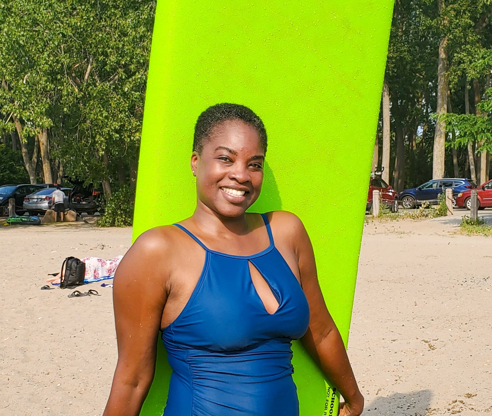 Brown Girl Outdoor World Flat Water Intro to Surf