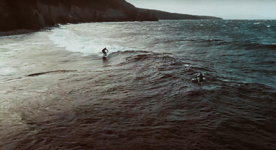 Lake Surfing in Sweden