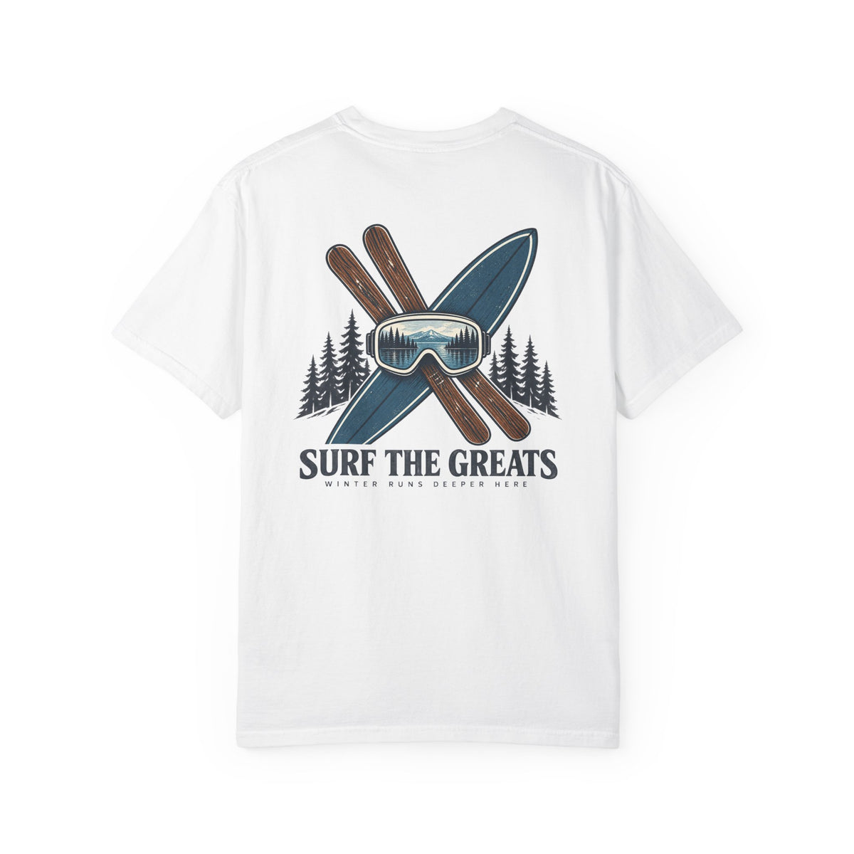 1 Board 2 Skis T-shirt