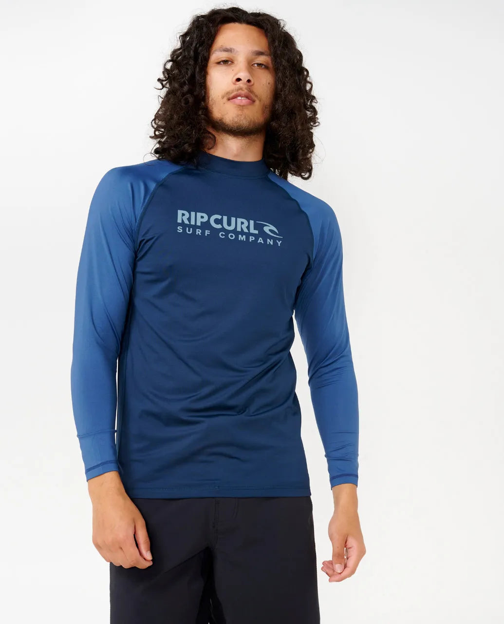 Rip Curl Shock UPF LS Rashguard  - Washed Navy