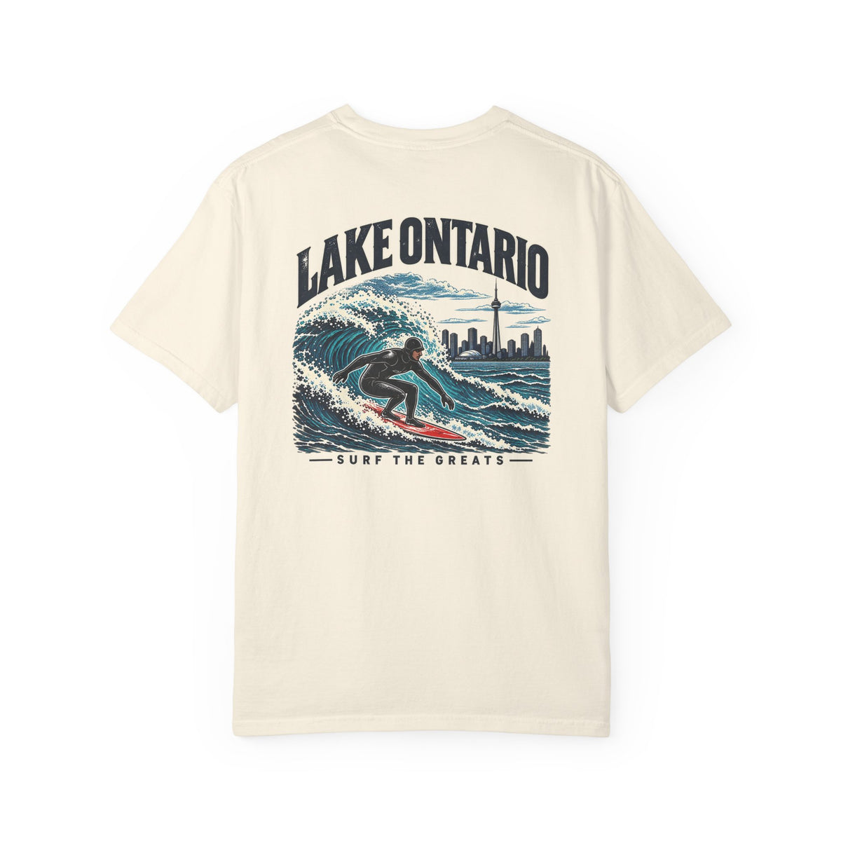 Lake Ontario Skyline Surfer T-shirt