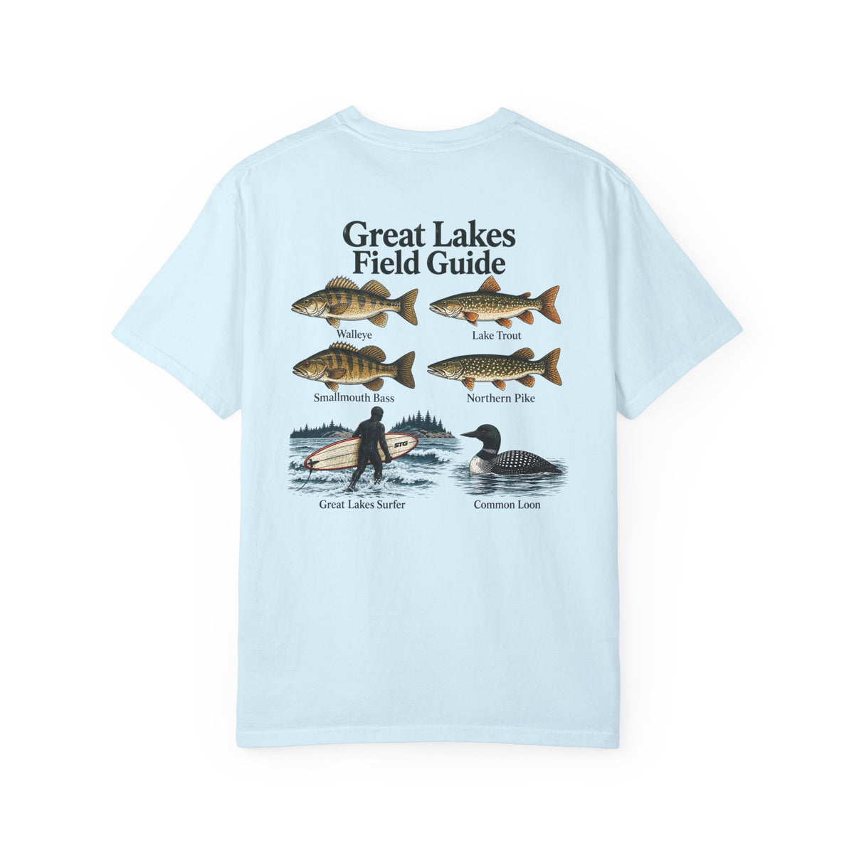 Great Lakes Field Guide T-shirt