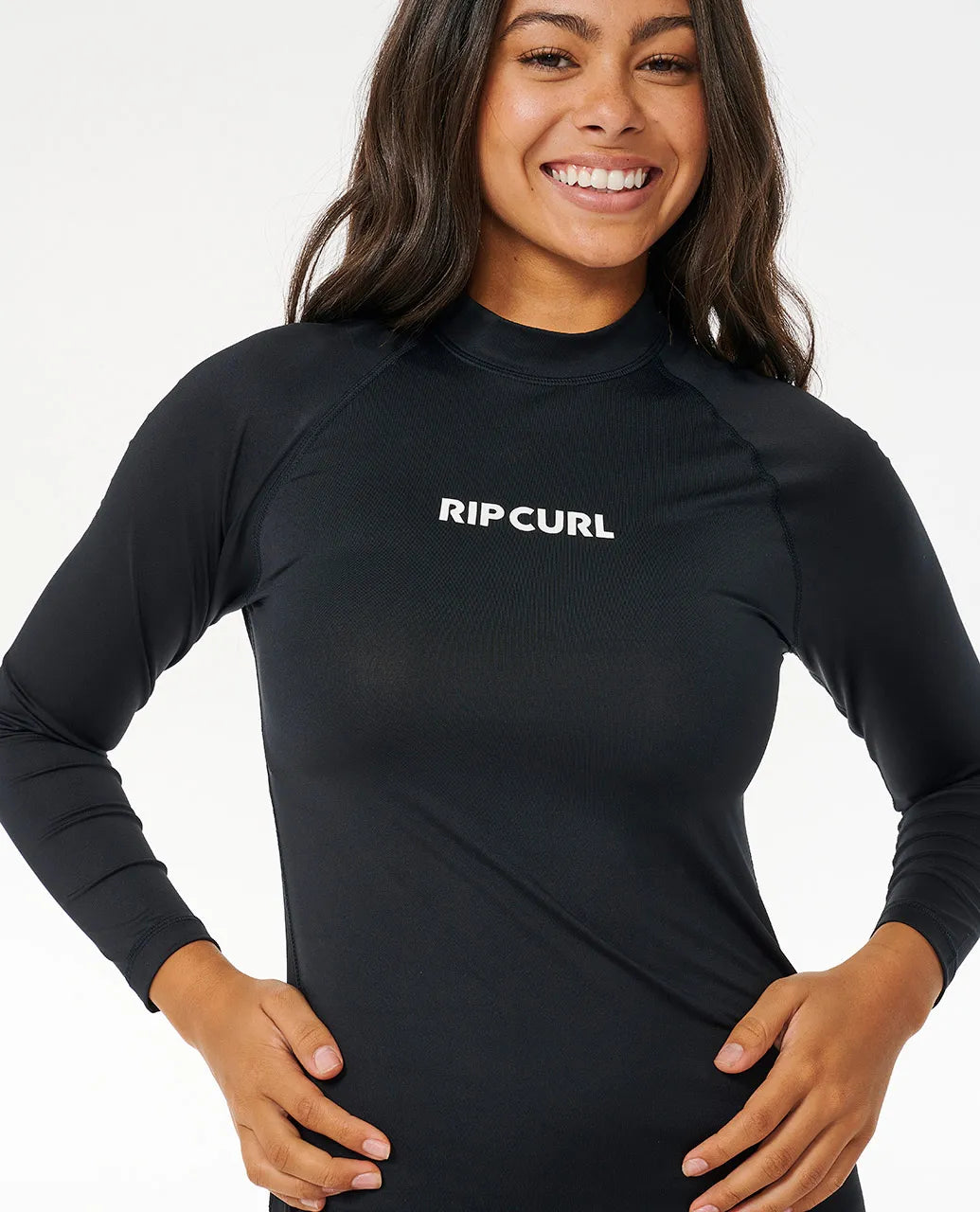 Rip Curl Classic Surf LS UPF Rashguard - Girls (8-16 years) - Black