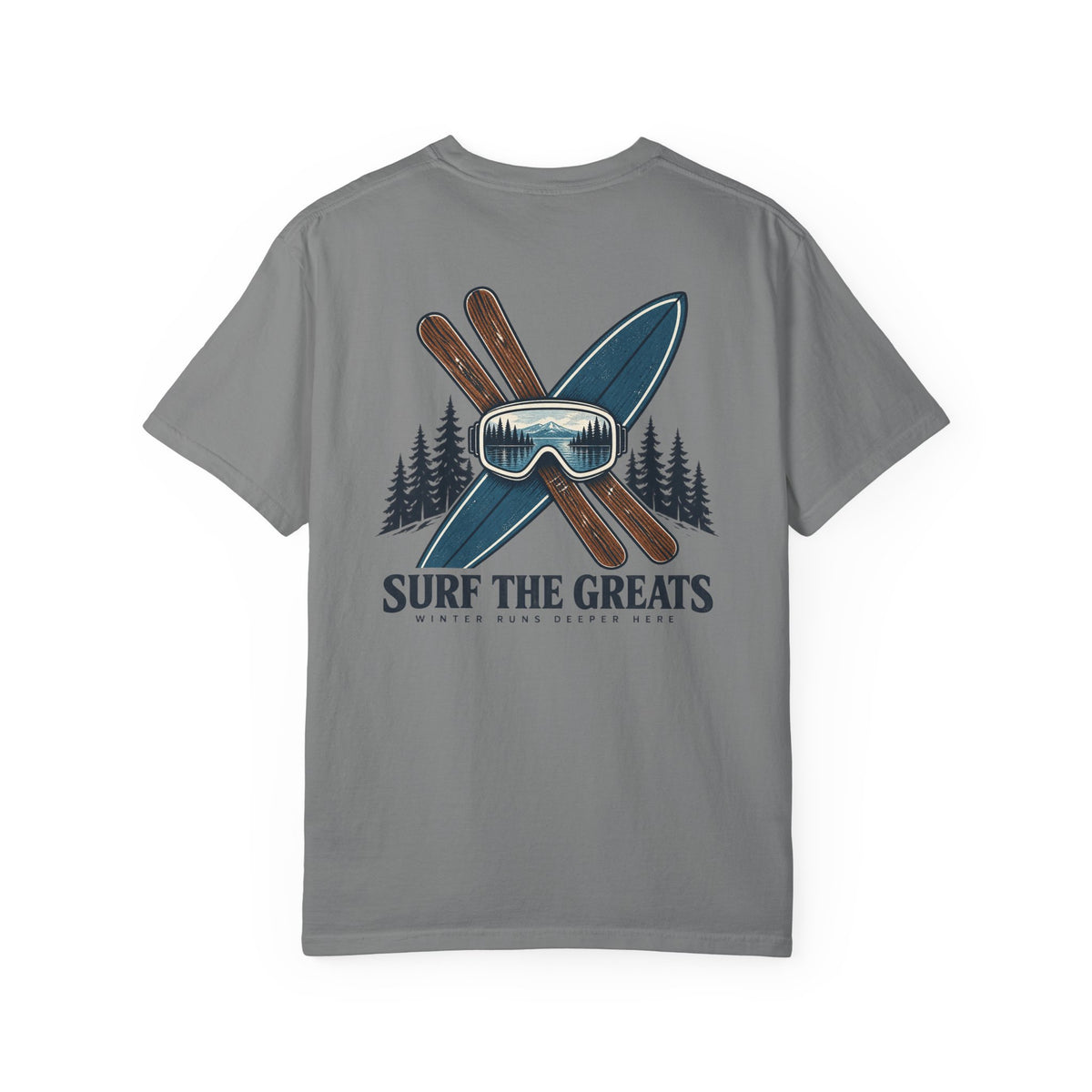 1 Board 2 Skis T-shirt