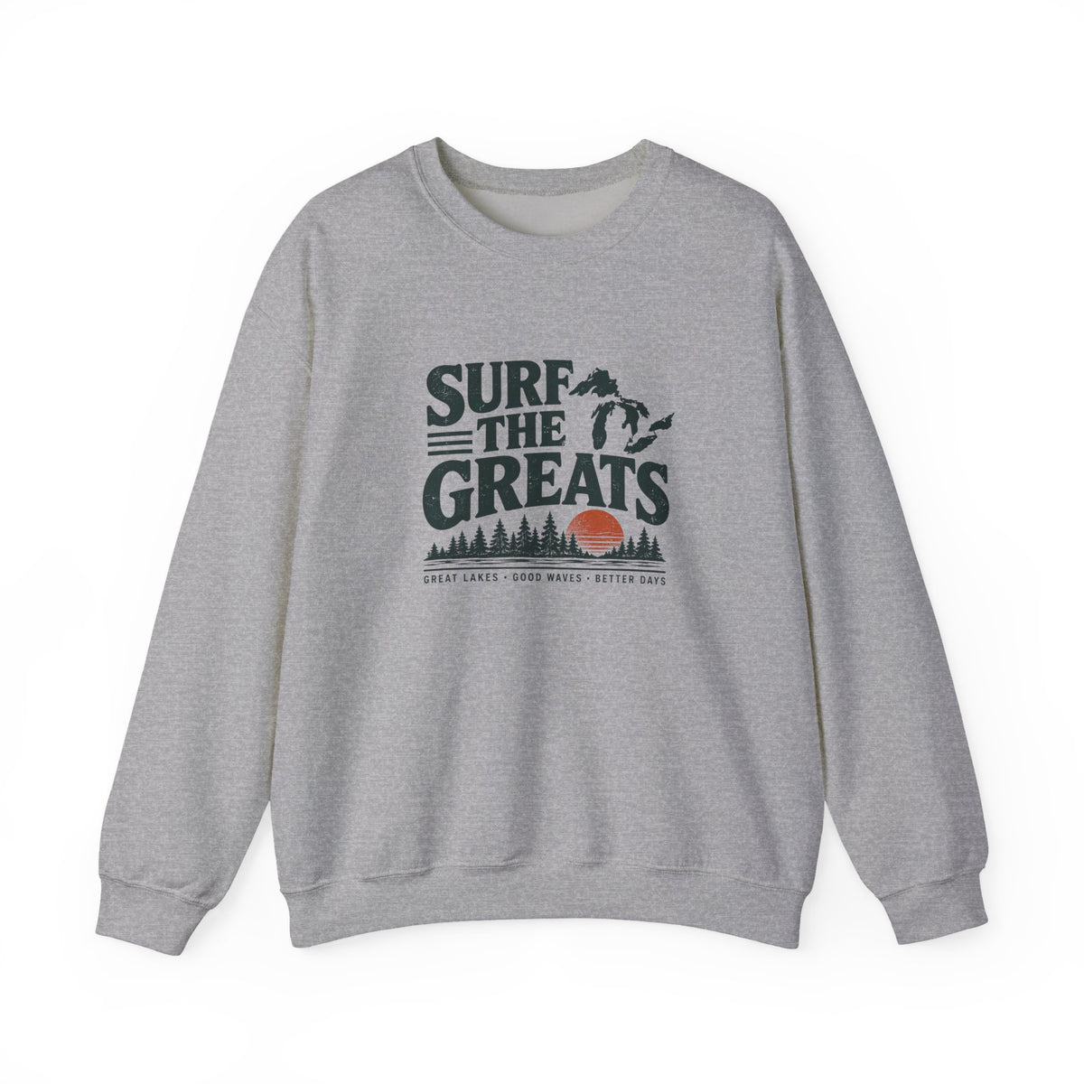 Surf the Greats Better Days Crewneck