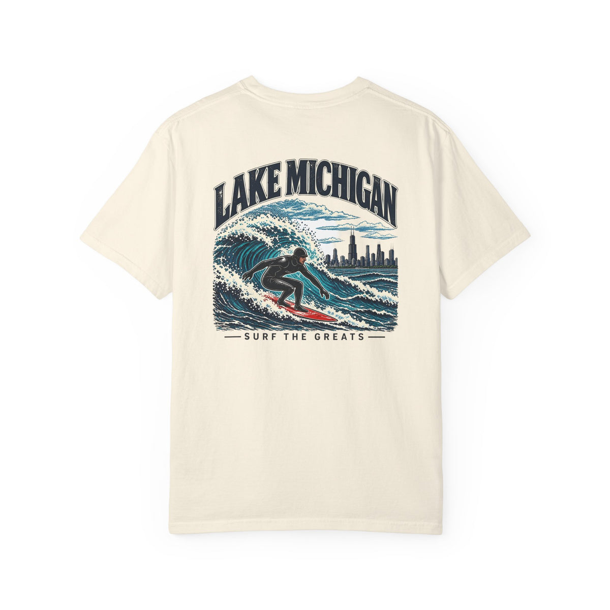 Lake Michigan Chicago Skyline T-shirt
