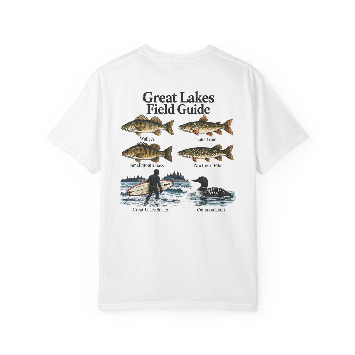Great Lakes Field Guide T-shirt