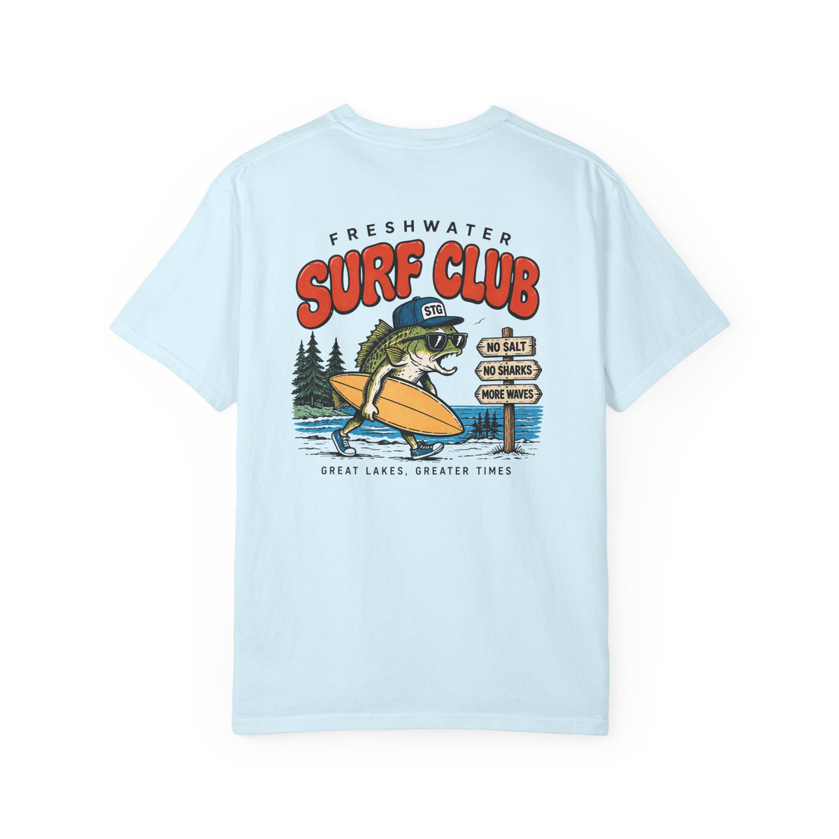 Freshwater Surf Club Fish Surfer T-shirt