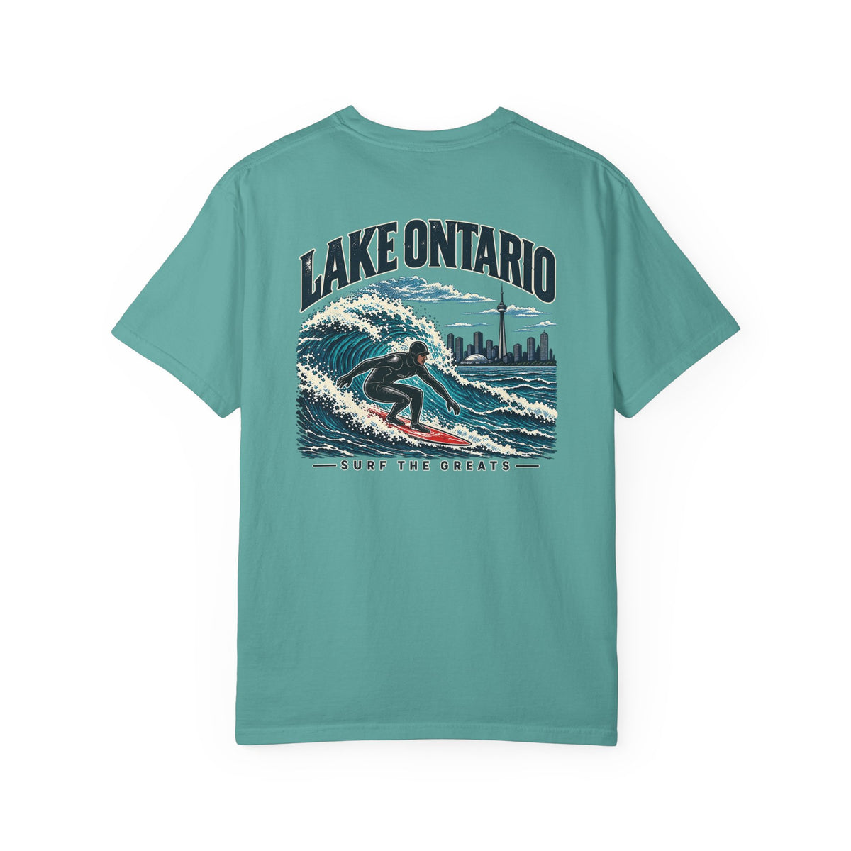 Lake Ontario Skyline Surfer T-shirt