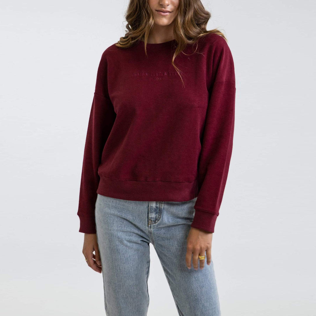 Rhythm Binx Terry Fleece - Wine