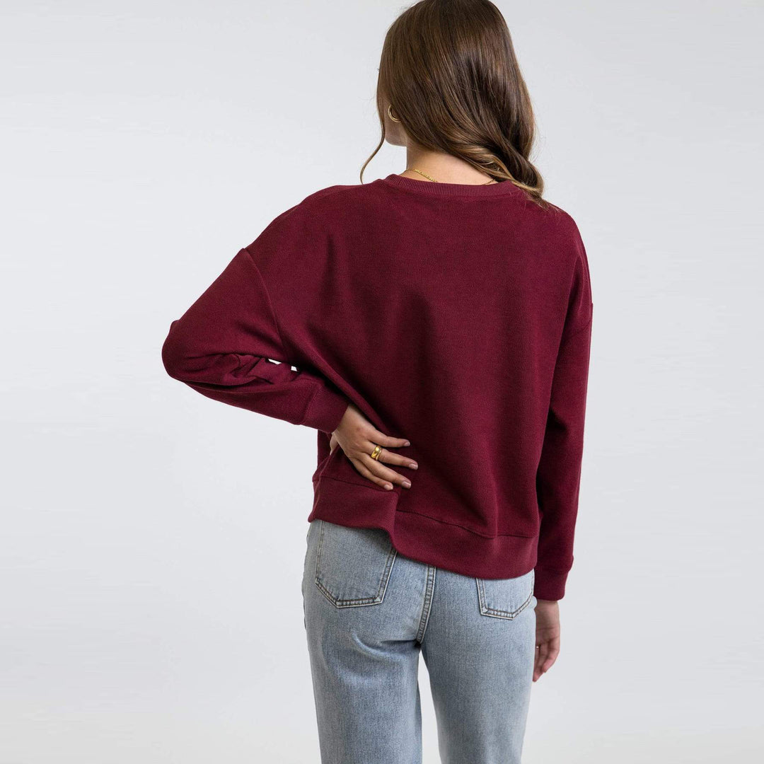 Rhythm Binx Terry Fleece - Wine