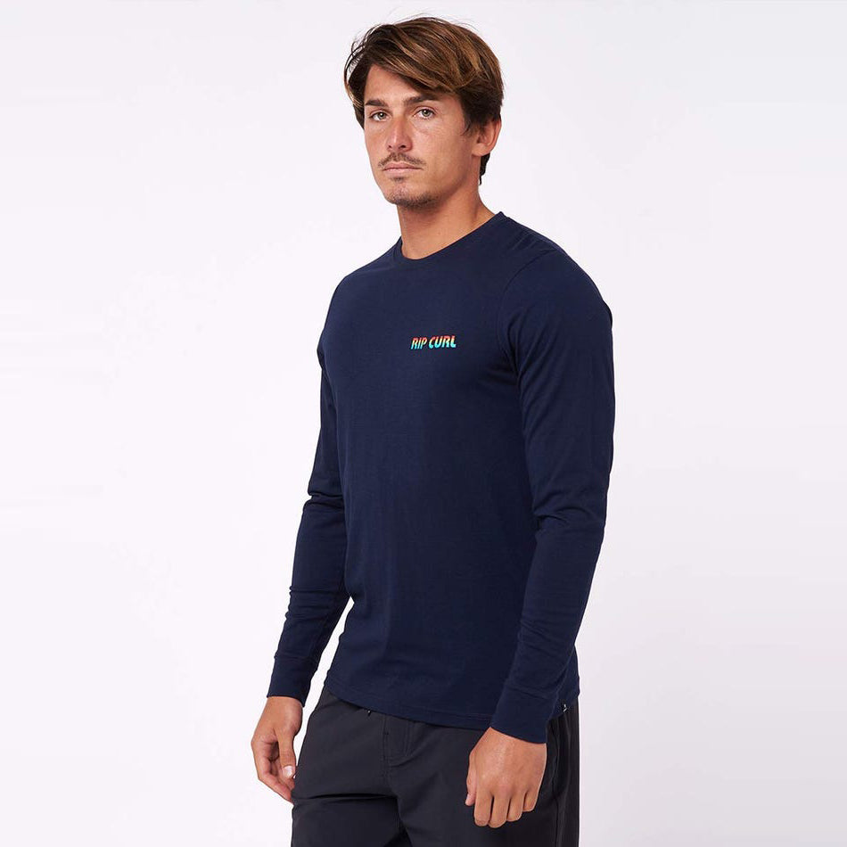 Rip Curl Icons of Surf Longsleeve UV Tee - Navy