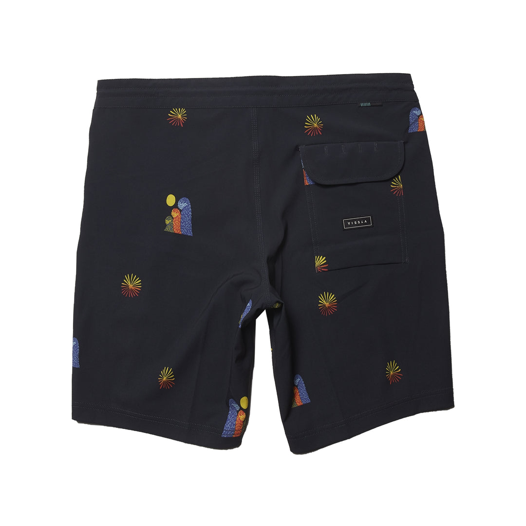 Vissla Outside Sets 17" Boys Boardshort - Black