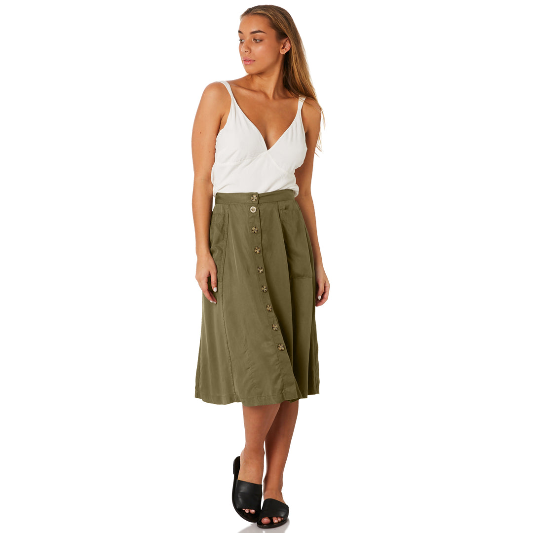 Rhythm Valencia Skirt - Basil