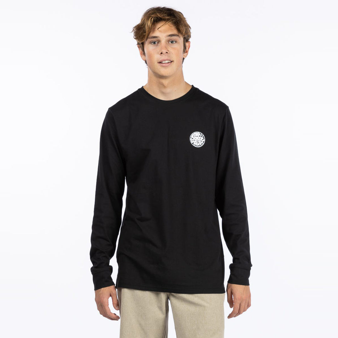 Rip Curl Icons of Surf Longsleeve UV Tee - Black