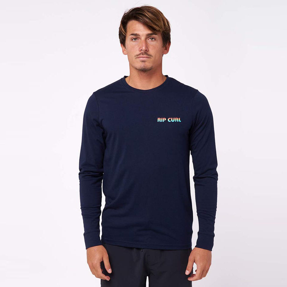 Rip Curl Icons of Surf Longsleeve UV Tee - Navy