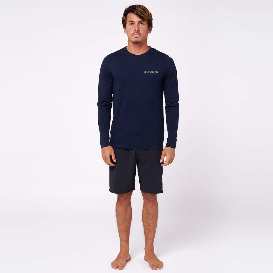 Rip Curl Icons of Surf Longsleeve UV Tee - Navy