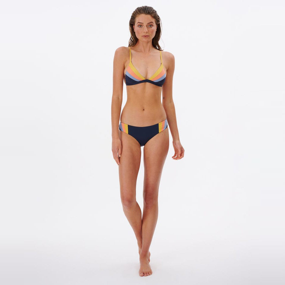 Rip Curl Melting Waves Fixed Tri Top - Navy