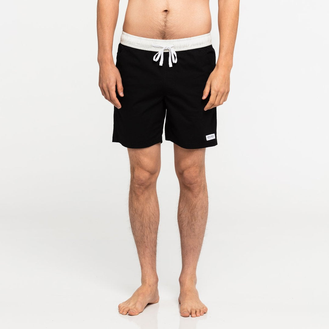 Banks Journal Primary Boardshort - Dirty Black