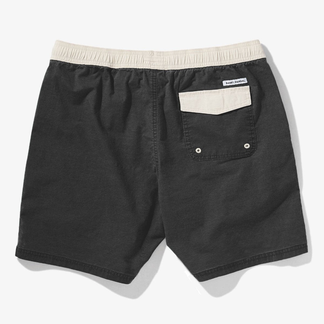 Banks Journal Primary Boardshort - Dirty Black