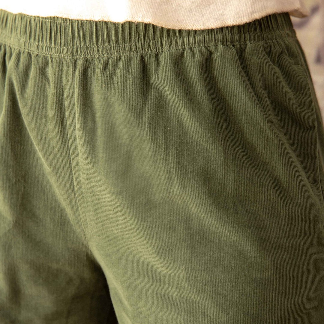 Mollusk Corduroy Baja Shorts - Faded Forest