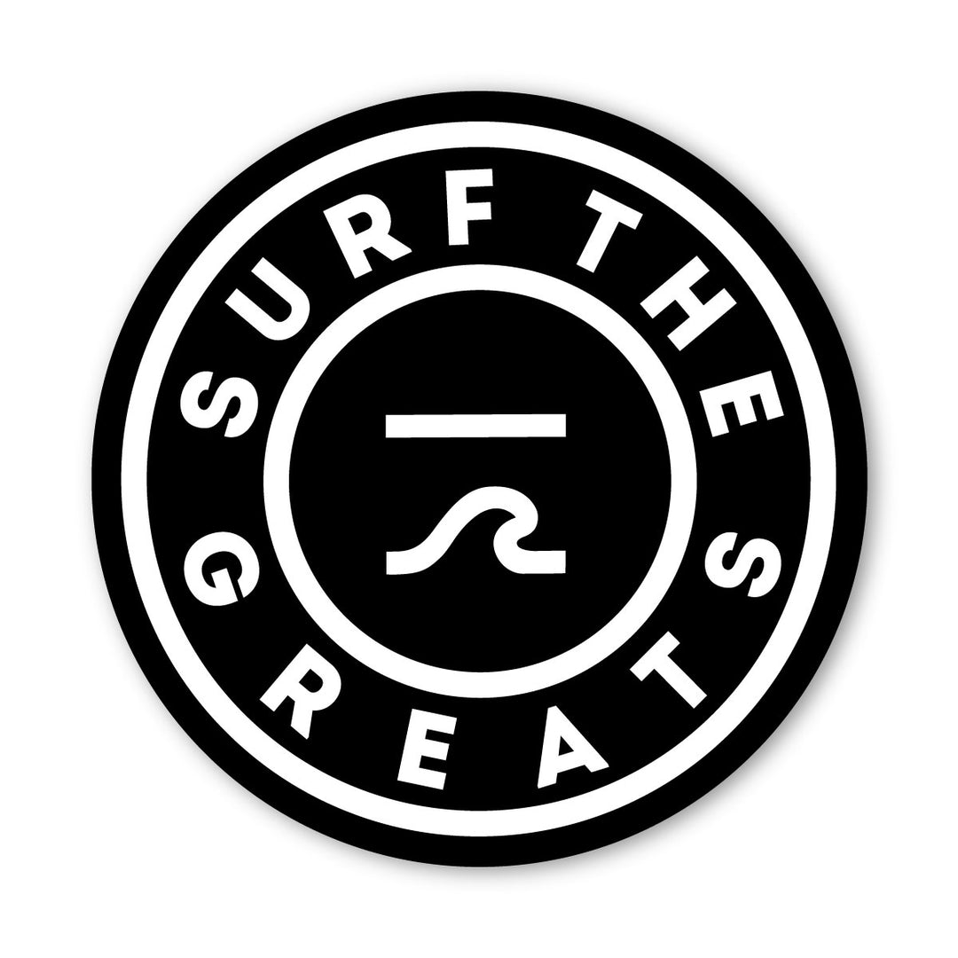 STG Round B&W Sticker