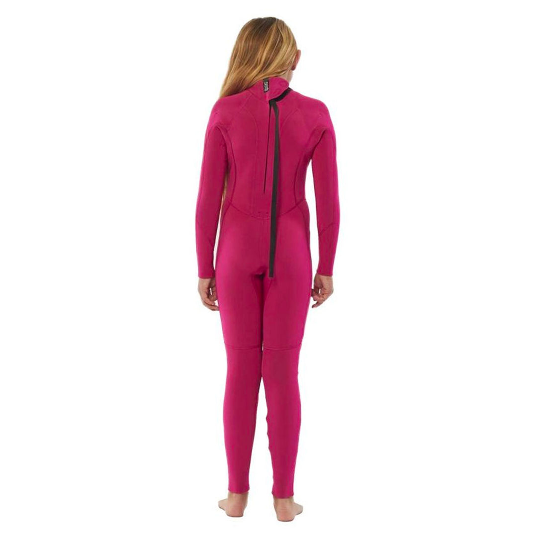 SISSTR 7 Seas Youth 3/2 Back Zip Wetsuit - Magnolia