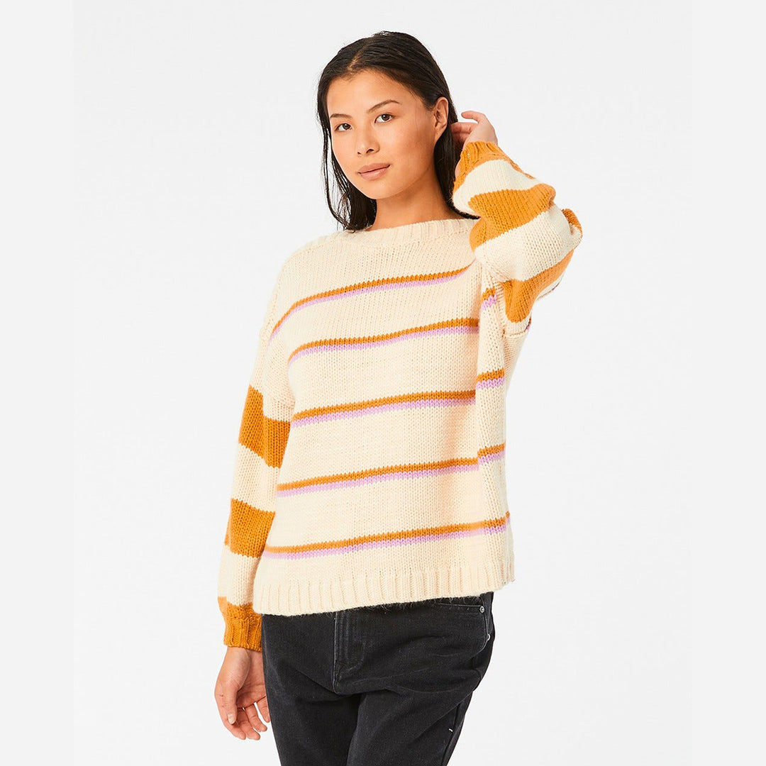 Rip Curl Sunday Crew Sweater - Nude